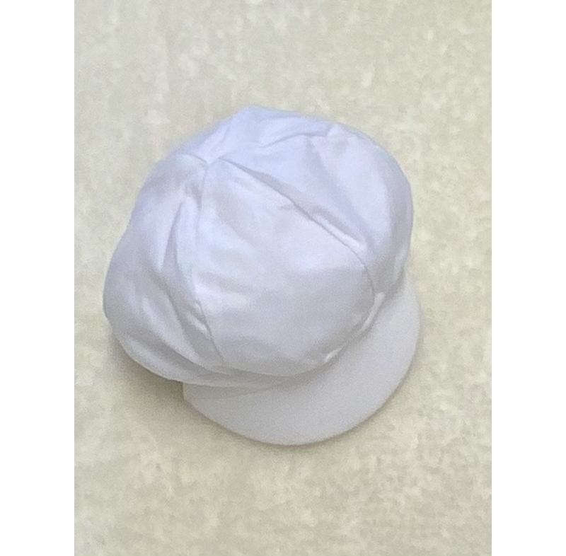 baby boys white cotton summer flat cap