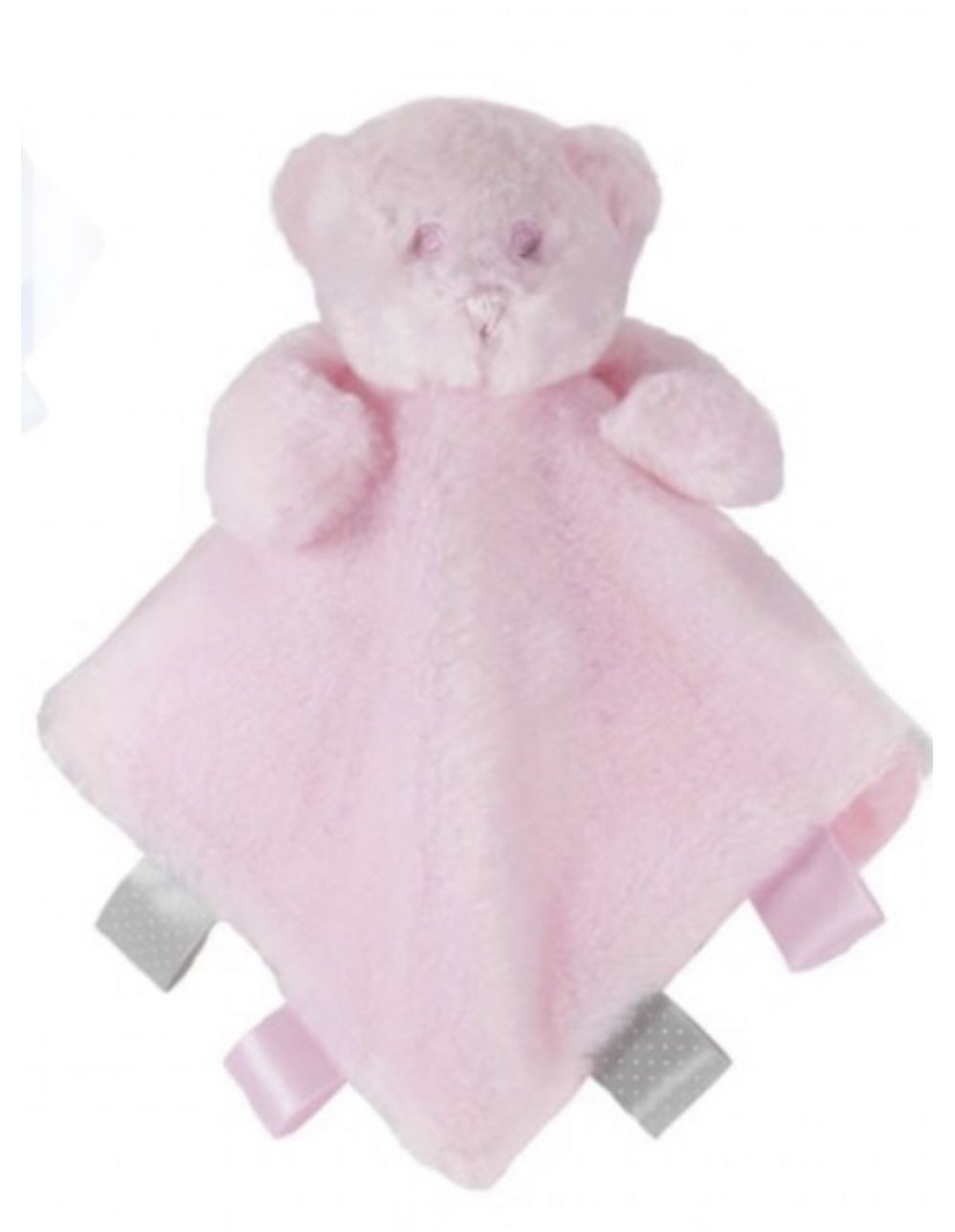 soft fluffy fleece pink teddy comforter with taggies