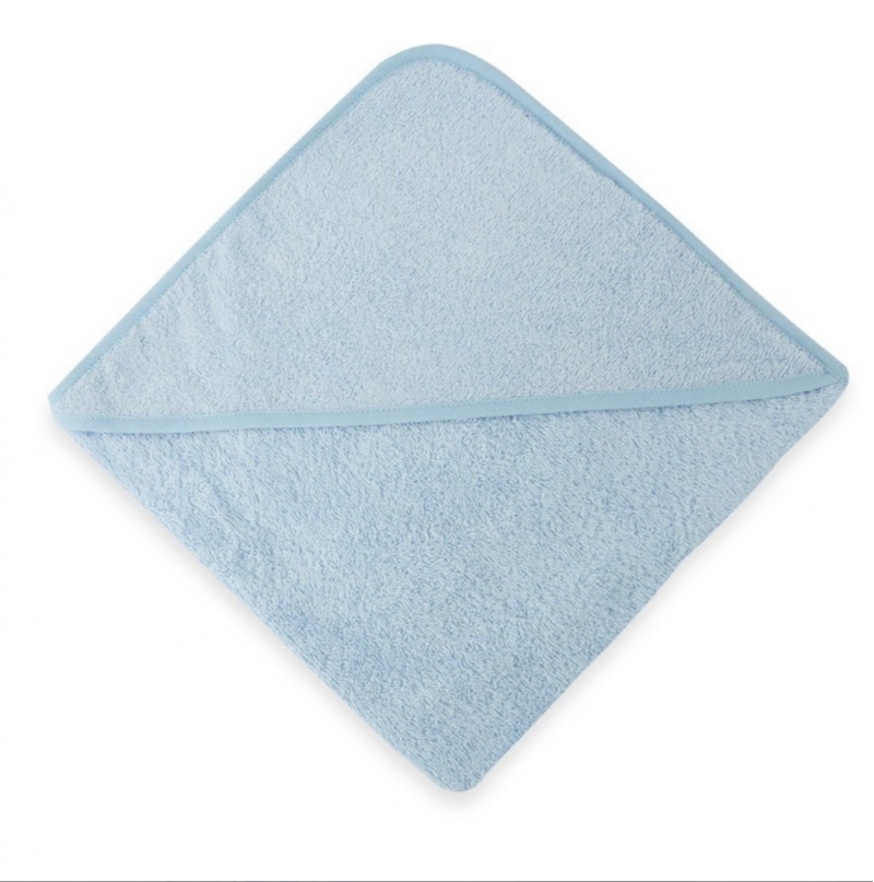 baby boys blue hooded towel robe