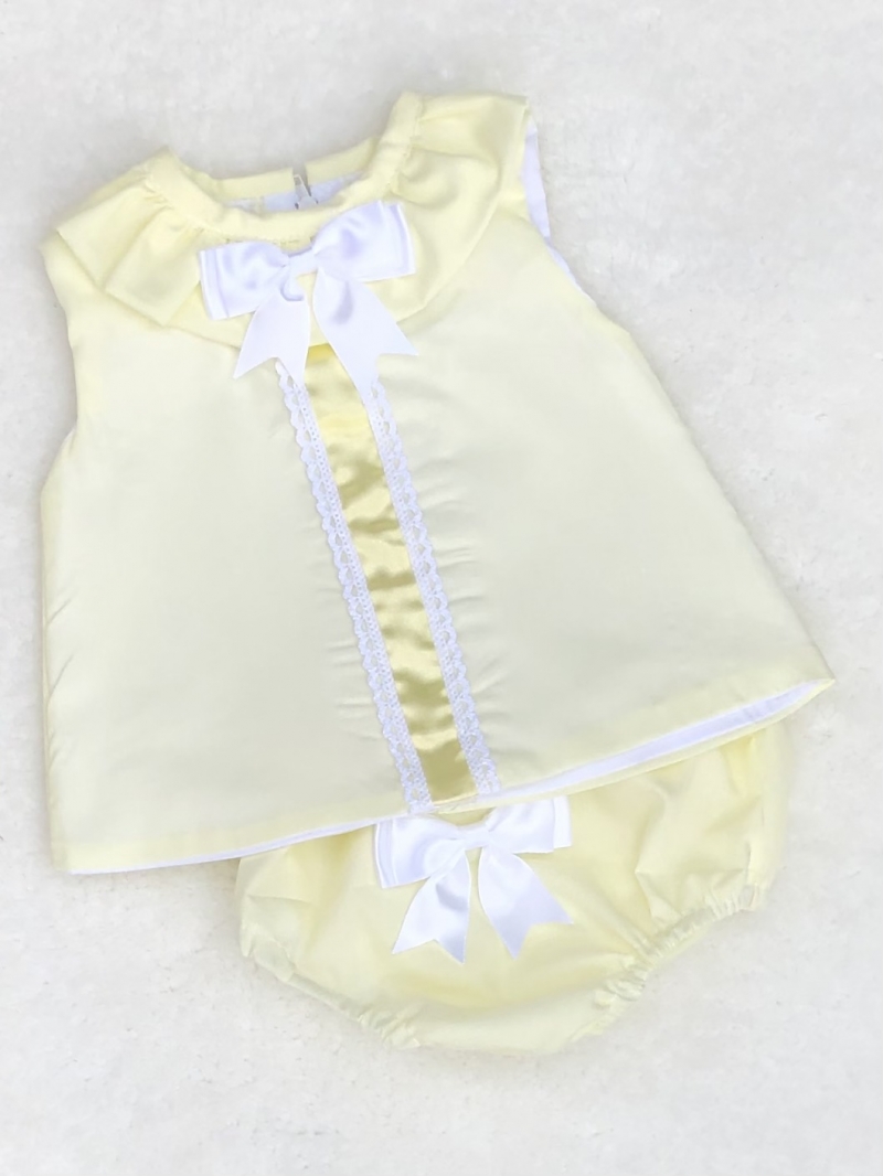 baby girls lemon aline dress matching pants b