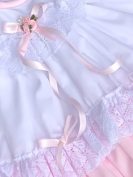 TRADITIONAL BABY GIRLS DRESS FRILLS LACE 