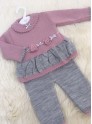 baby girls knitted pelum jumper leggings loun