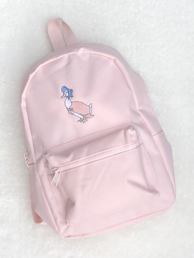 small puddle duck backpack rucksack personalised embroided 