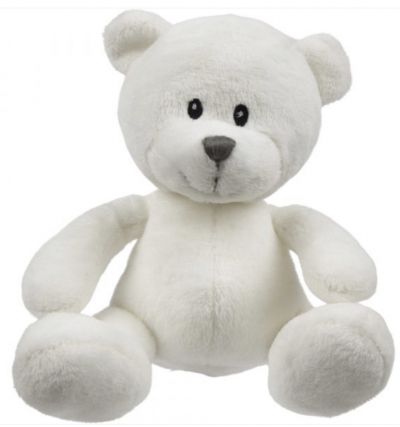 babies suki white plush teddy bear 
