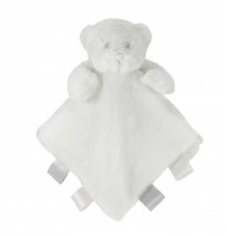 soft fluffy fleece teddy comfort blanket in white