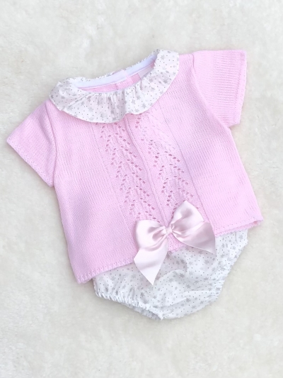 baby girls knitted top jam pants