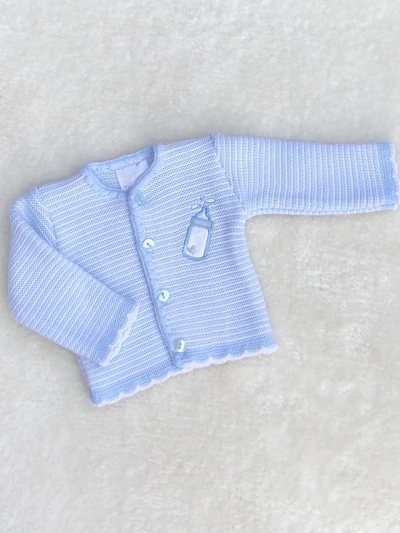premature knitted boys cardigan 