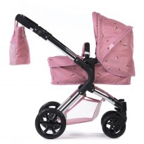 roma darcie single dolls pram in pink 3-9 years by amy childs