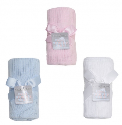 babies pram crib cotton cellular blanket 