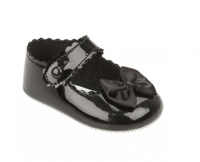 baypods baby girls black patent prma shoes