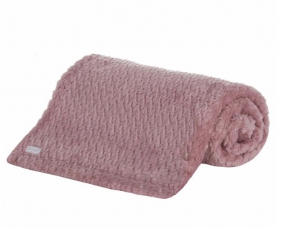 babies dark pink chevron texture fleece blanket